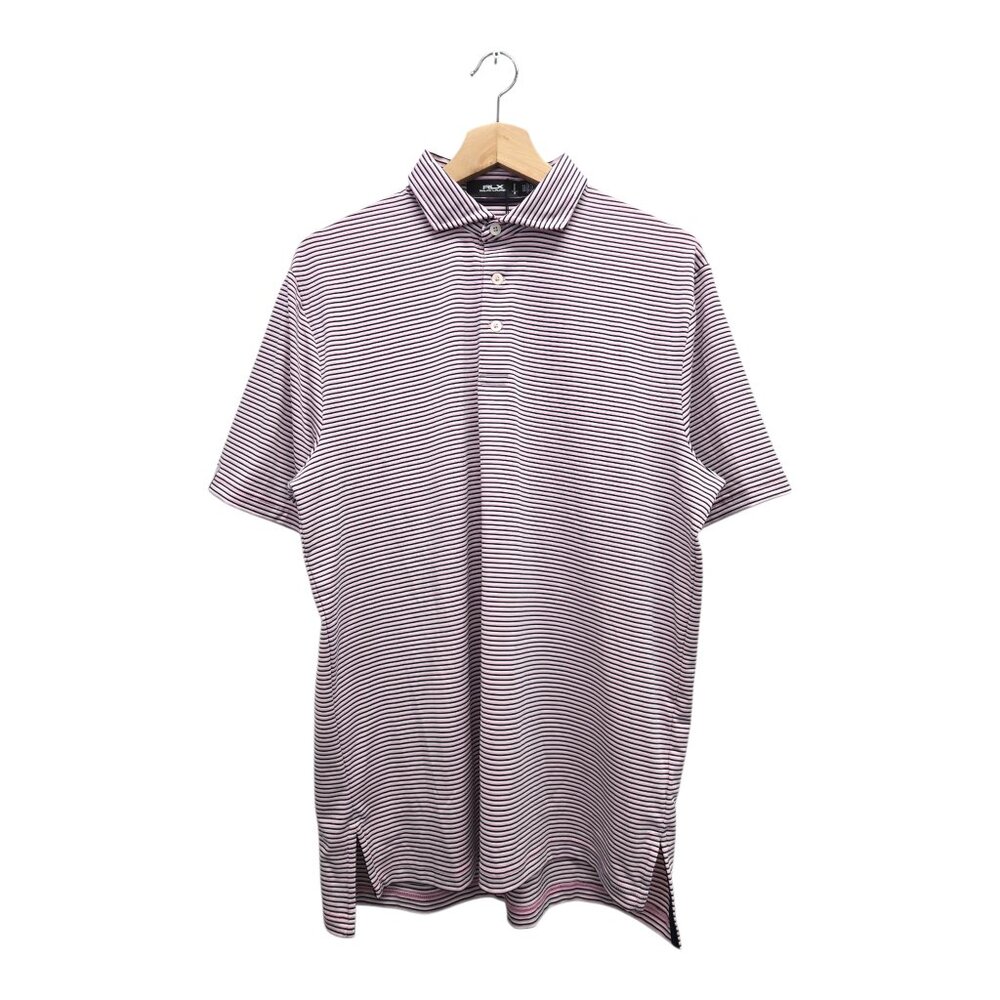Ralph Lauren RLX Men’s Striped Golf Polo Shirt Medium Multicolor NWT